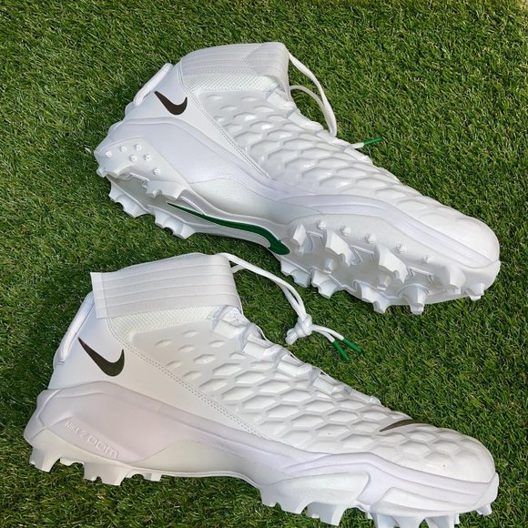 Nike Force Savage Pro 2 Mid Shark Oregon Ducks Sample PE Cleats Sz 17 CI9904-107 main image 7